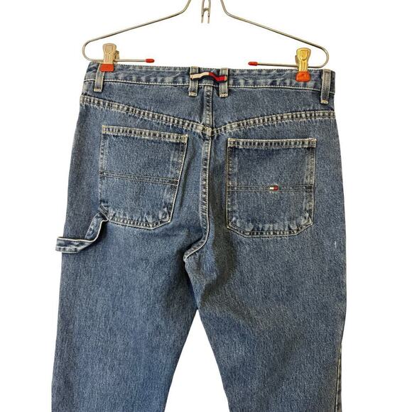 Vintage‎ Y2K Tommy Hilfiger Newest Slim Painter Women’s Denim Jeans - size 6 - Picture 1 of 15